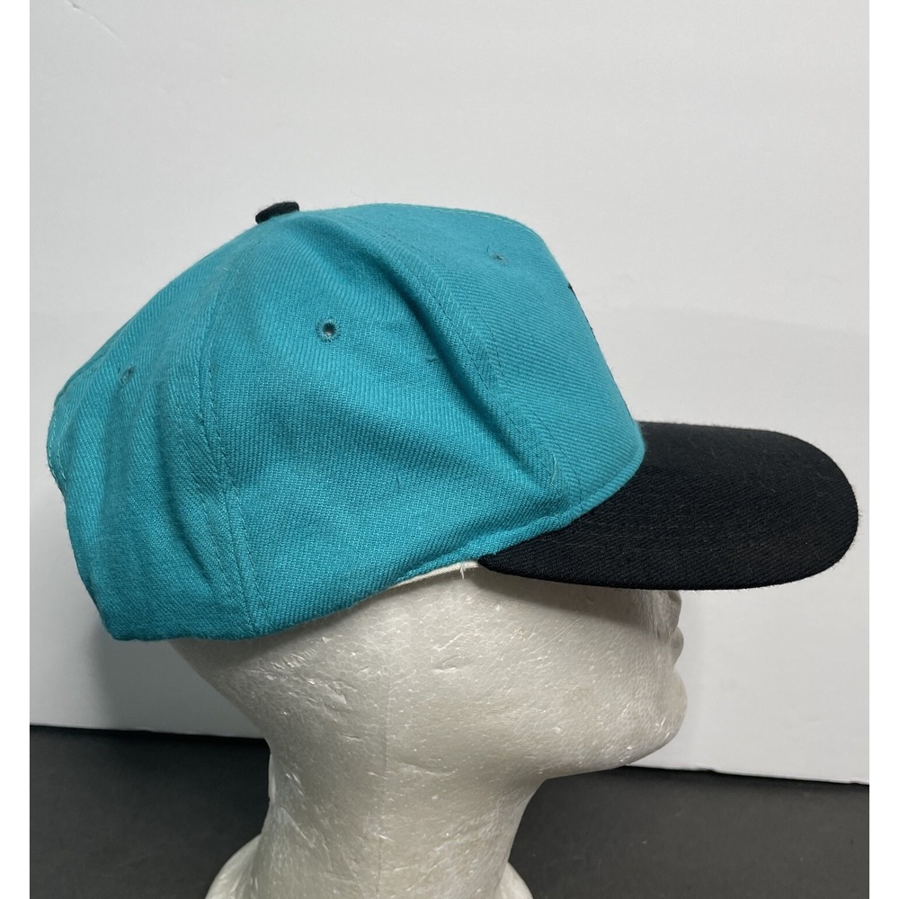 VTG 90s Florida Marlins Logo 7 Snapback Cap Hat Genuine Merchandise One Size Fit - Picture 4 of 9